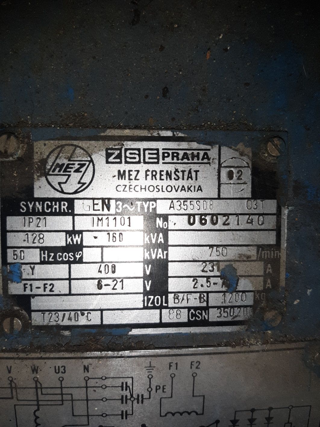 Agregat prądotwórczy 8,12,16,44,130  KW