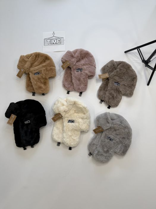 Patagonia шапка-вушанка з хутром /  патагонія патагония ушанка шапка