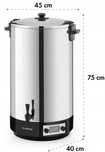 GARNEK do pasteryzacji warnik KLARSTEIN poj .60L