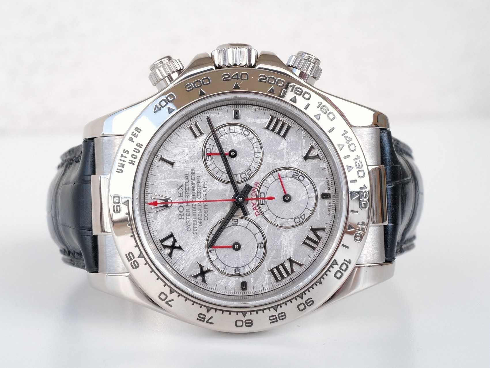 Rolex Daytona Cosmograph Meteorite Dial 18K White Gold