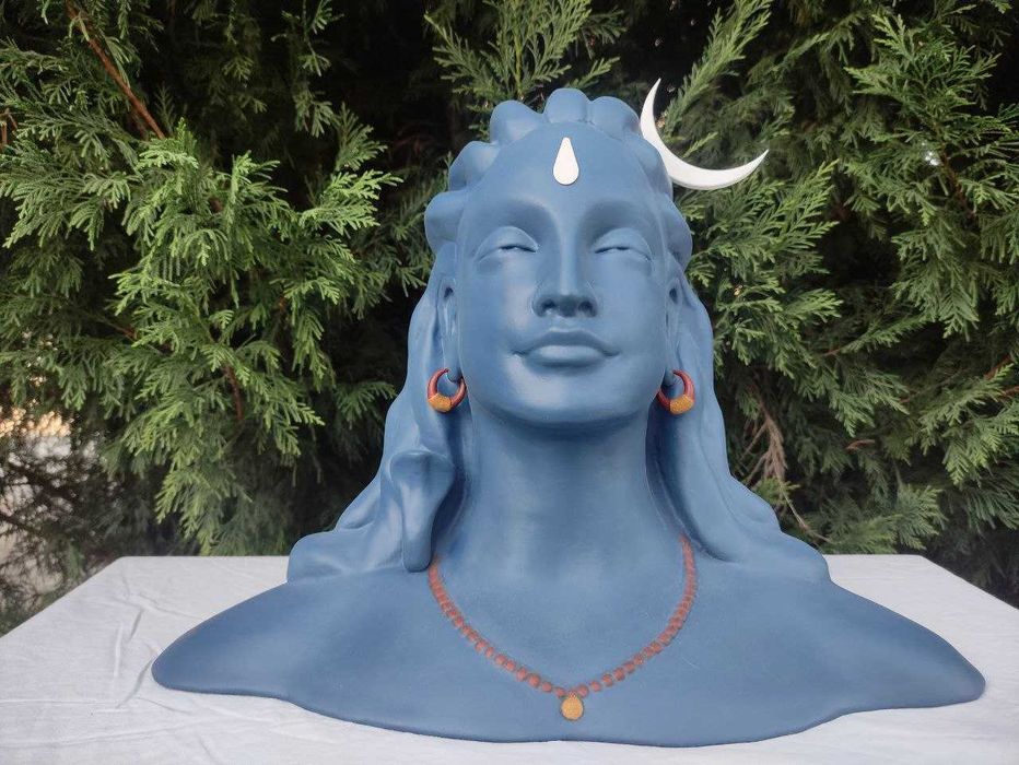 Adiyogi Shiva - Busto artesanal