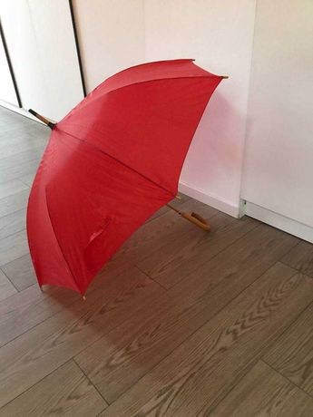 Зонт-трость  красный