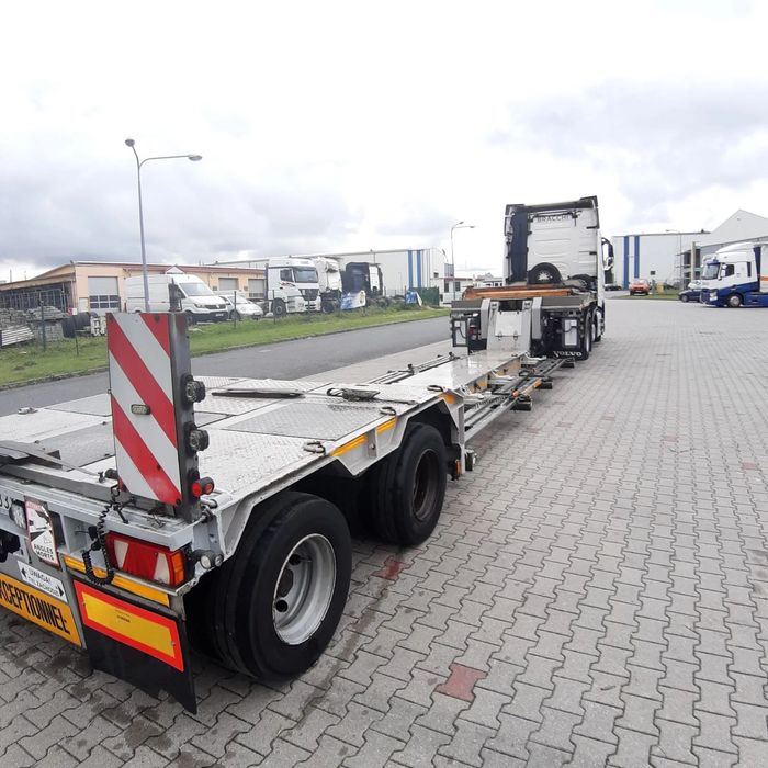 S36  Tiefbett marki Bertoja Italia rozciągany 2-osie skretne Super stan