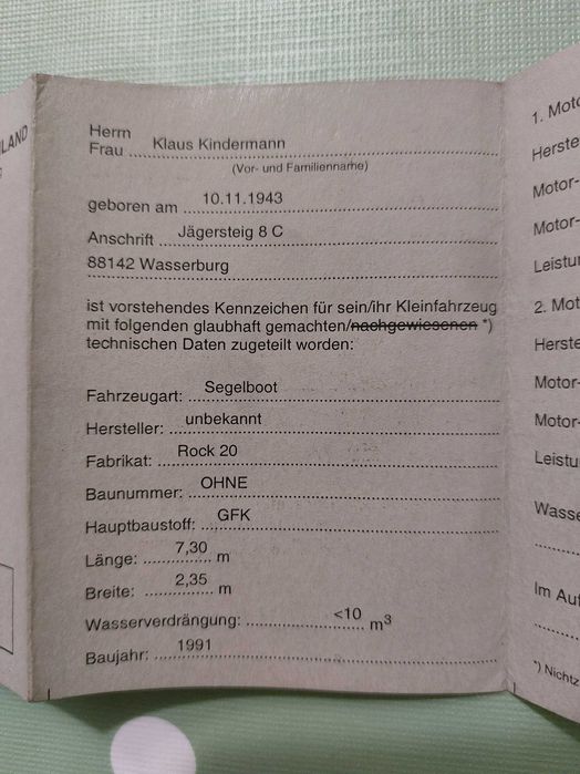 Jacht kilowy pełnomorski