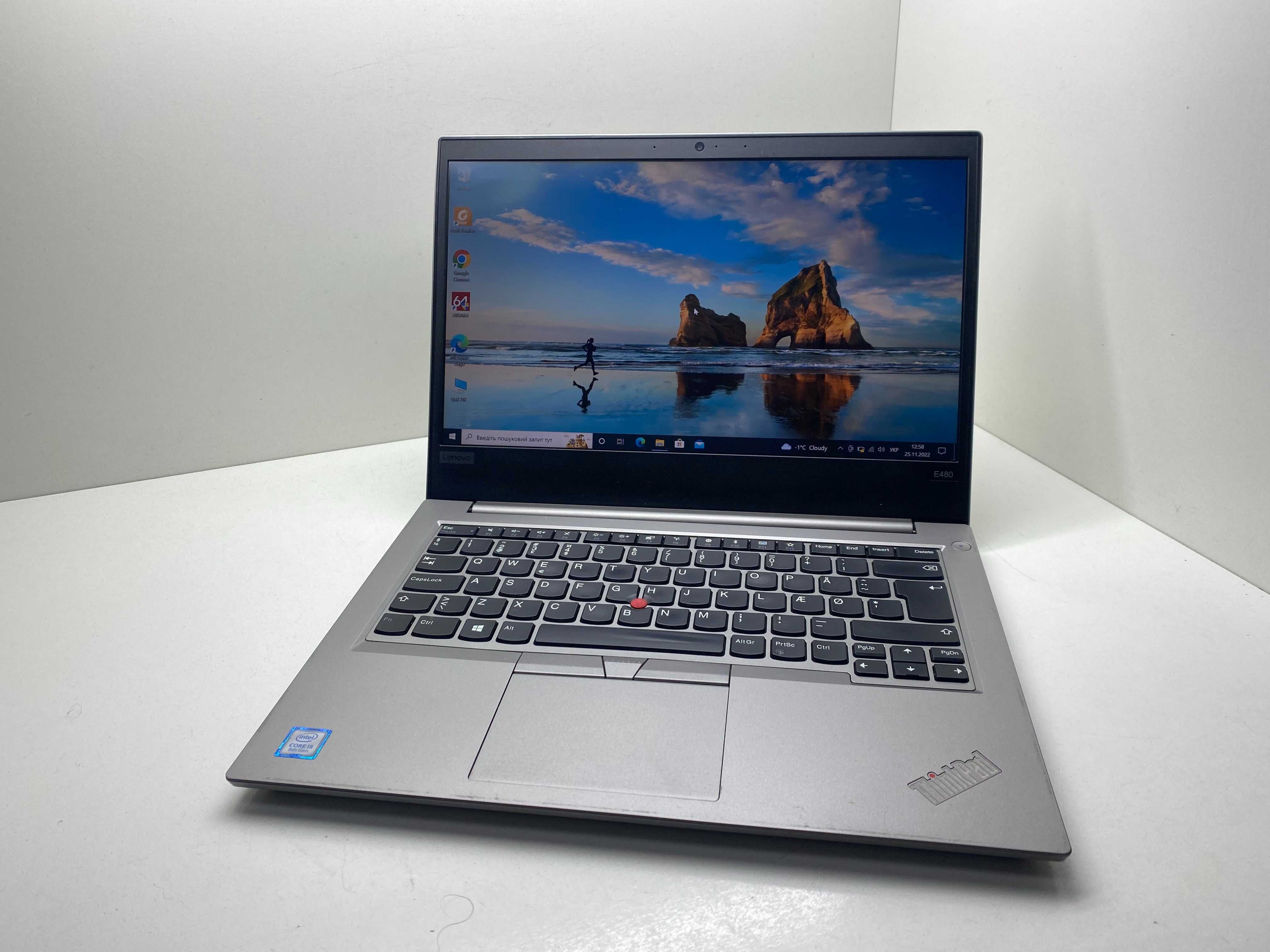 ОПТ Алюмінієвий Ноутбук Lenovo ThinkPad E480/I5-8250U/8GB/SSD256/DDR4