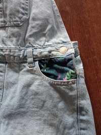 Spodenki krótkie jeansowe ogrodniczki Little Kids