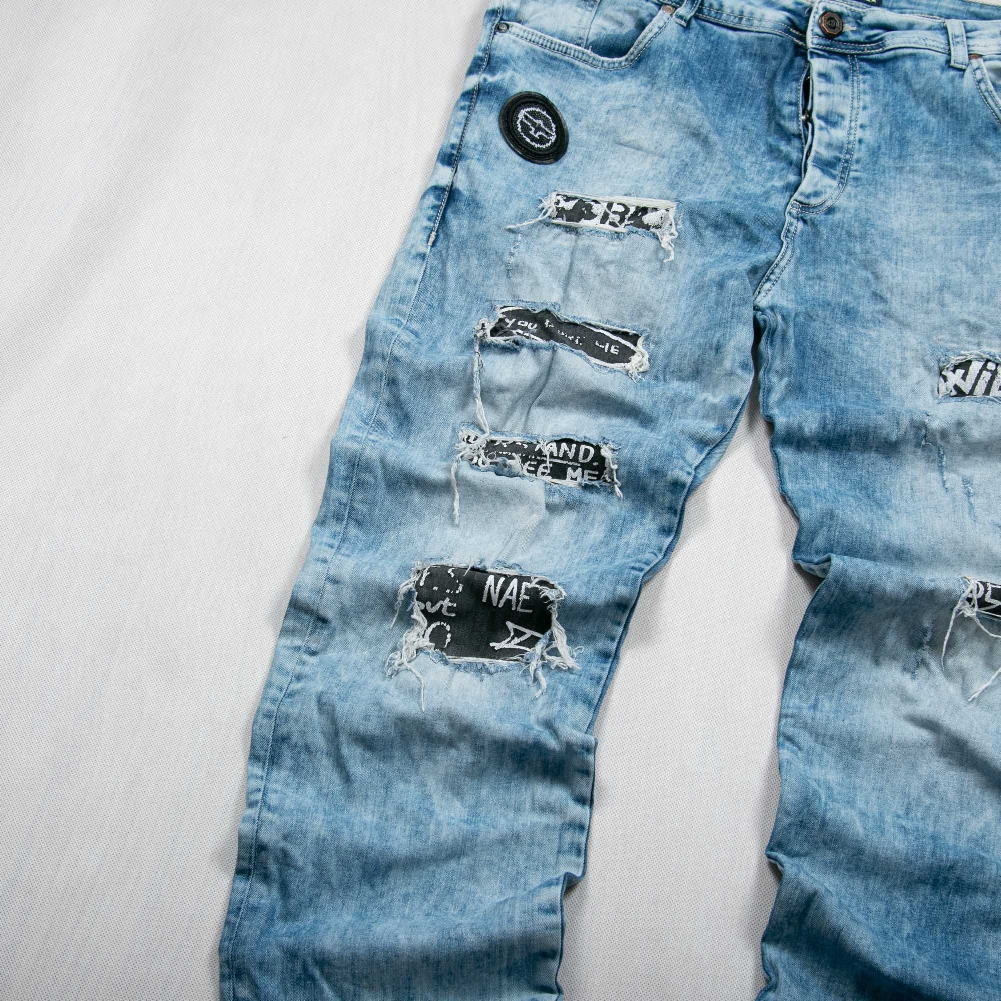 Cipo&Baxx Stacked pants spodnie jeansowe 38us/XL slim fit