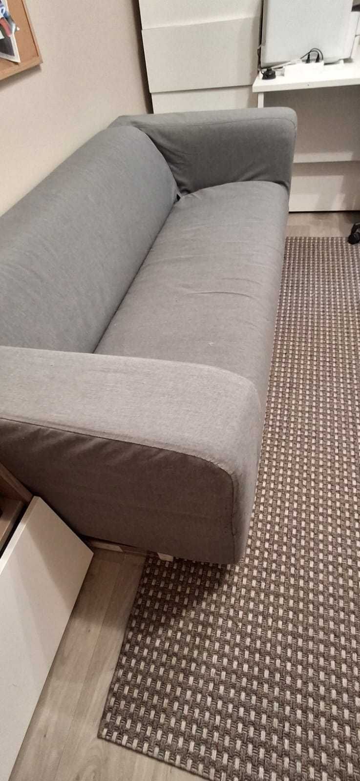 Sofá 2 lugares cinza IKEA bom estado