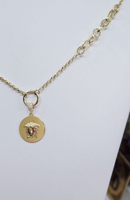 Złoty naszyjnik łańcuszek próba 585 14k