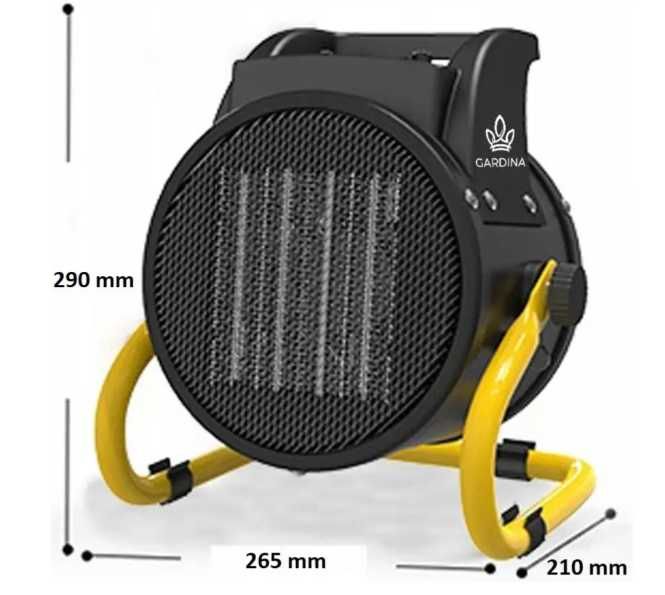 Обігрівач дуйчик тепловентилятор Gardina 3кВт обогреватель