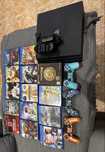 Ps4 com jogos controles e carregador de controle