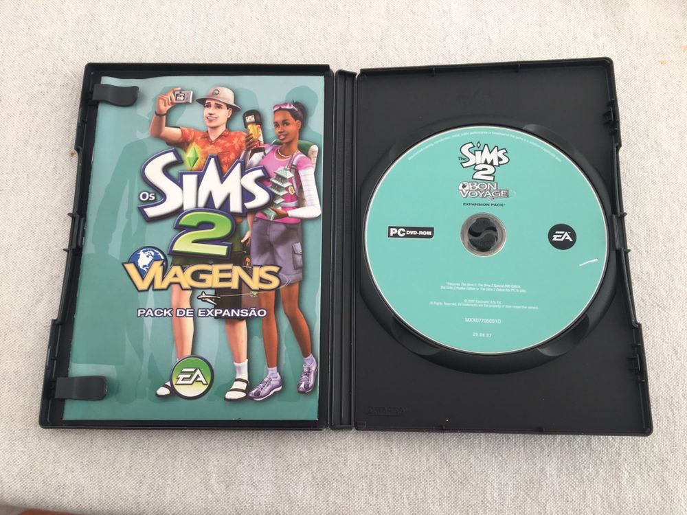 Sims 2 expansões - jogo pc:  Viagens, Tempos Livres e Diversão Familia