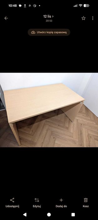 Solidne biurko 140x80x75 Warszawa Włochy/Ochota