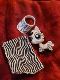 Figurka LITTLEST PET SHOP #903 zebra + dodatki - UNIKAT