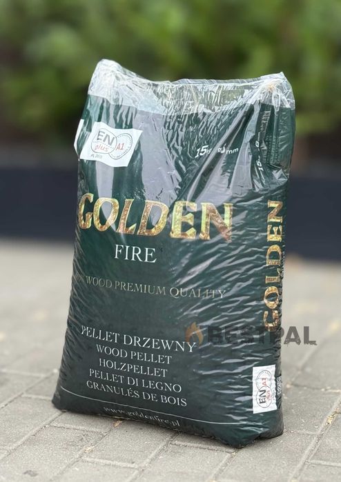 Sosnowy certyfikowany pellet Golden Fire
