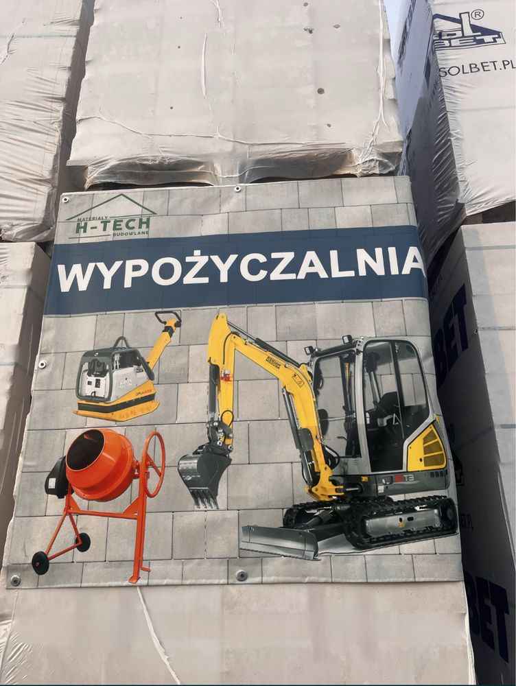 Minikoparka koparka wynajem wypożyczalnia mini koparka Wacker