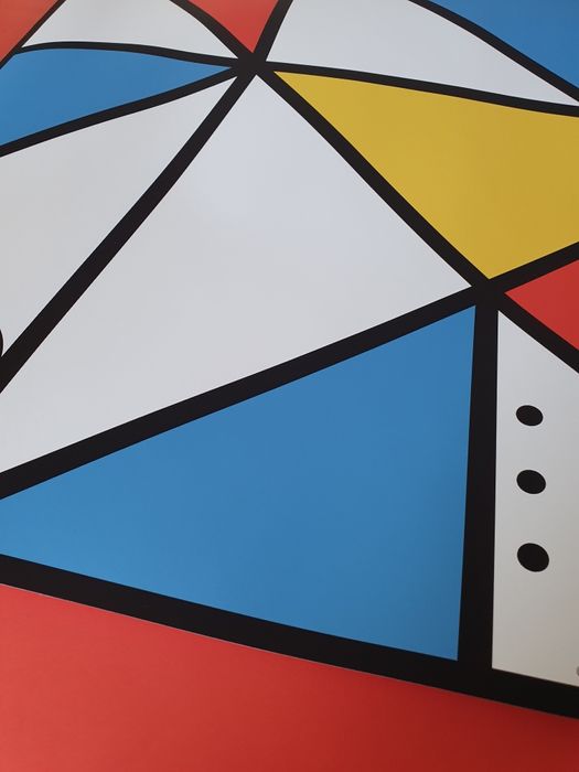 Autorski plakat - Abstract (500x500mm) grafika, abstrakcja, modernizm