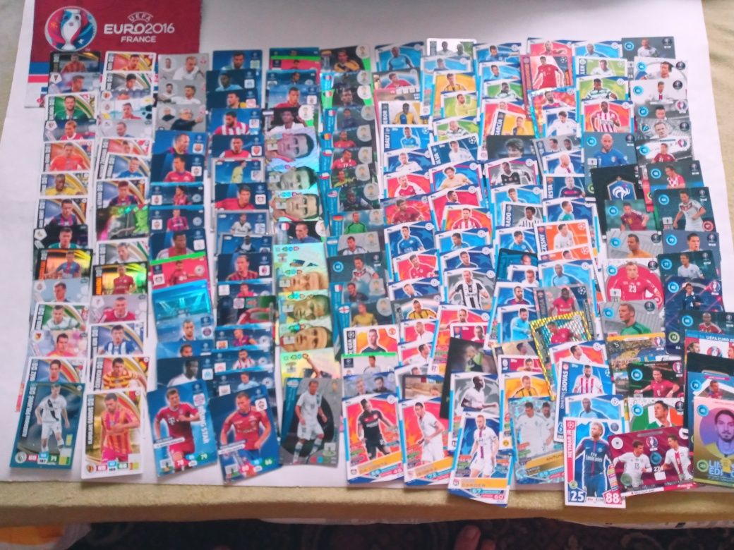 Karty pikarskie naklejki Panini ogromny zestaw