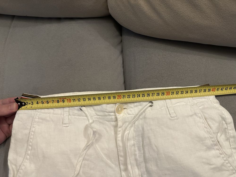 Мужские Белые  Хлопковые Штаны  Zara Denim ЗАРА(3499 грн)