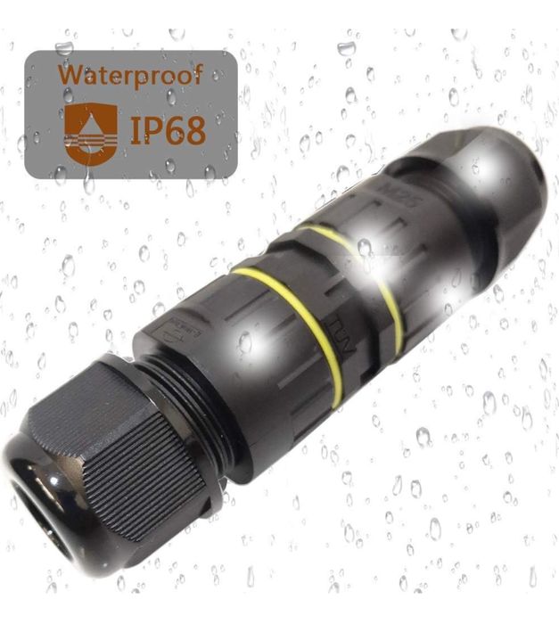 CESFONJER Złącze kablowe IP68, wodoszczelne, mufa kablowa