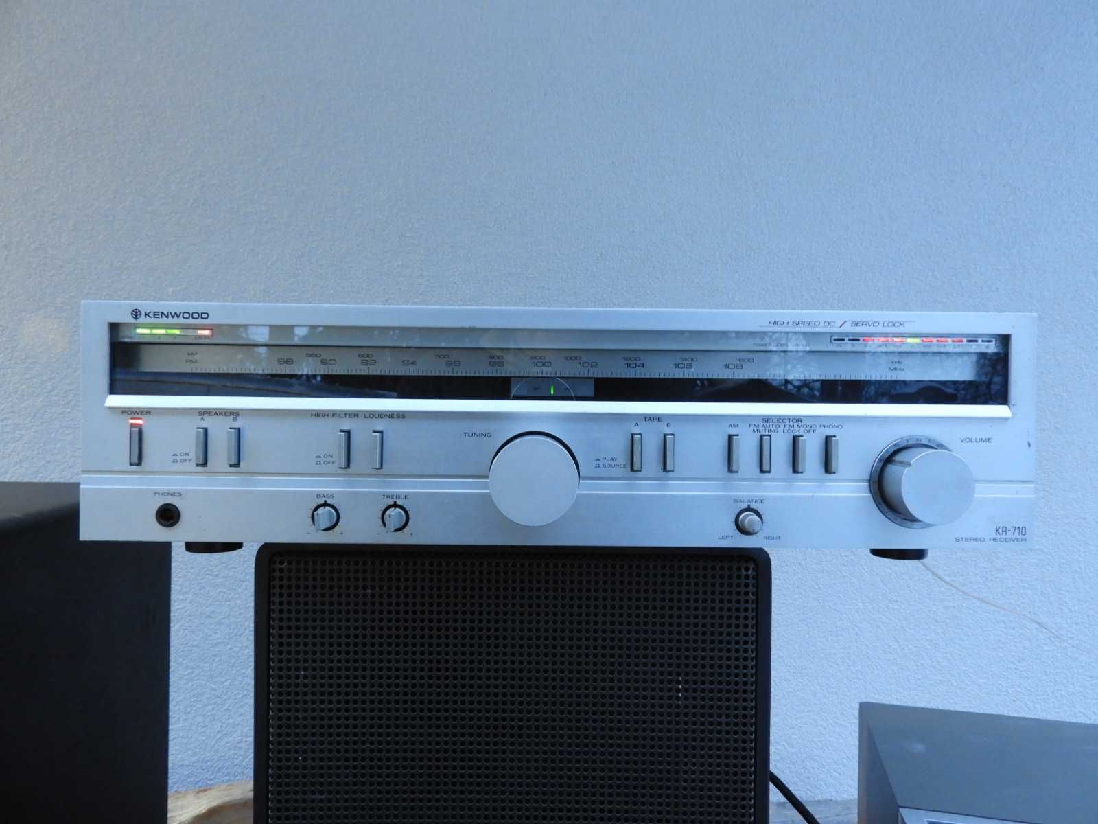 Amplituner Kenwood KR 710 vintage z dużej wieży
