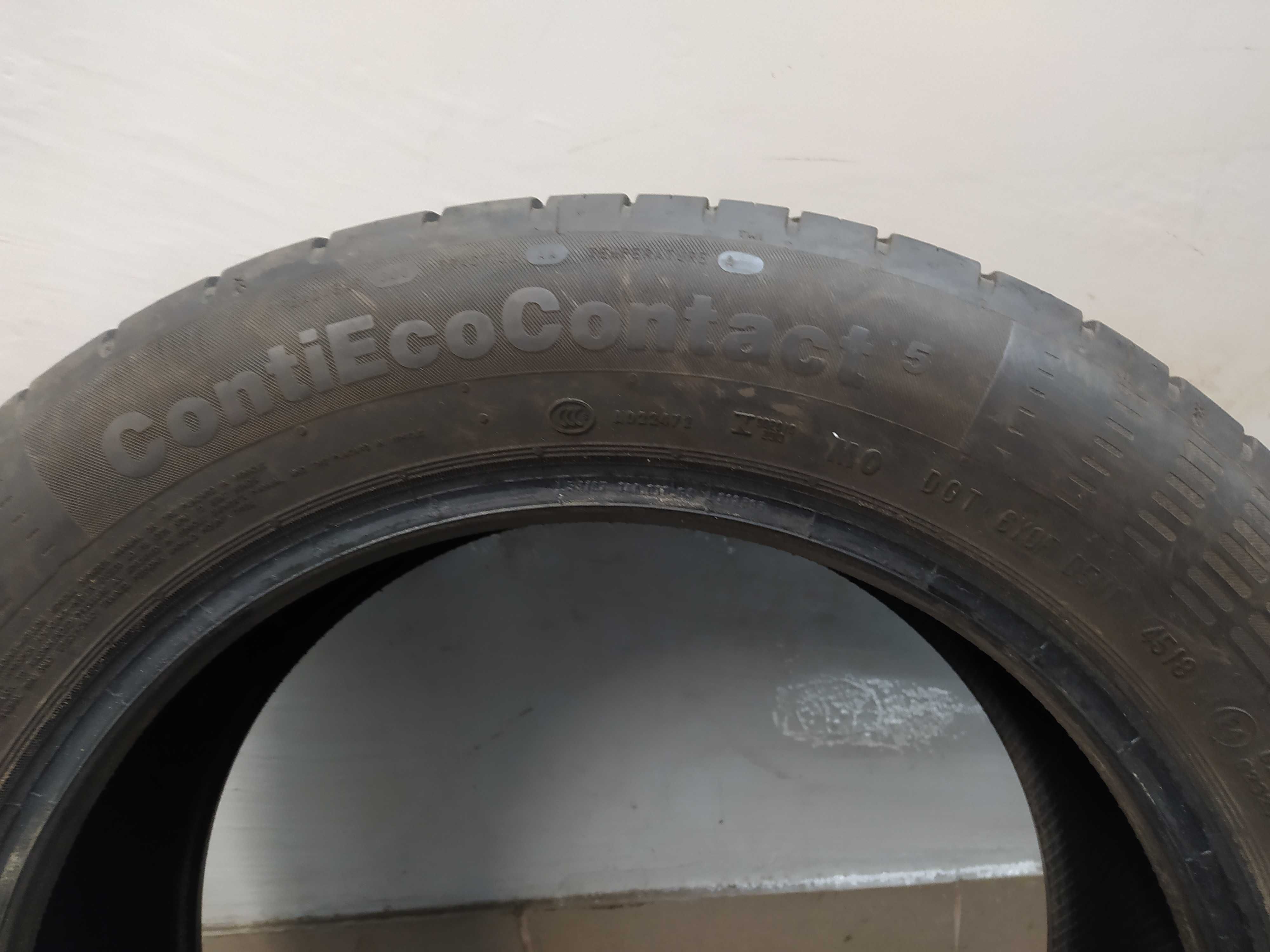 1x205/55R16 Continental ContiEcoContact 5, 2018 rok, 91V bieżnik 6,7mm