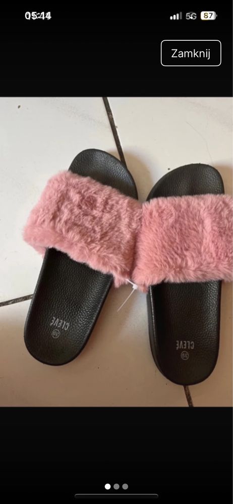 2 x klapki Cleve nowe z metka