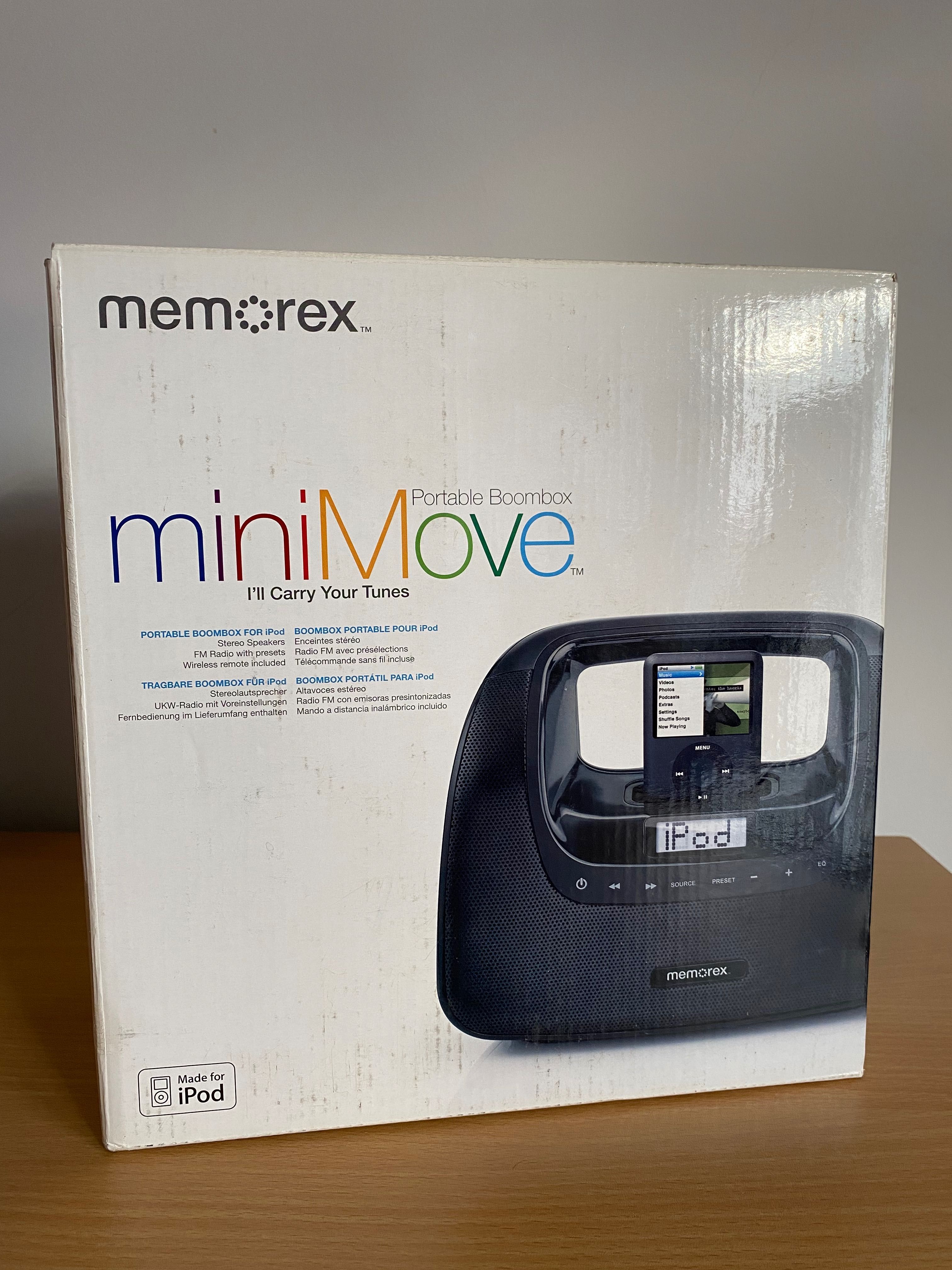 Coluna Memorex miniMove (iPod)