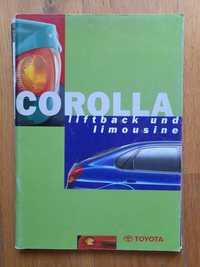 TOYOTA Corolla 1.4, 1.6, 2.0 D prospekty niemieckie rok 1997