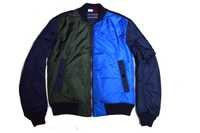 Kurtka Tommy Hilfiger Premium Flag Bomber Multi Colour Puch Naturalny