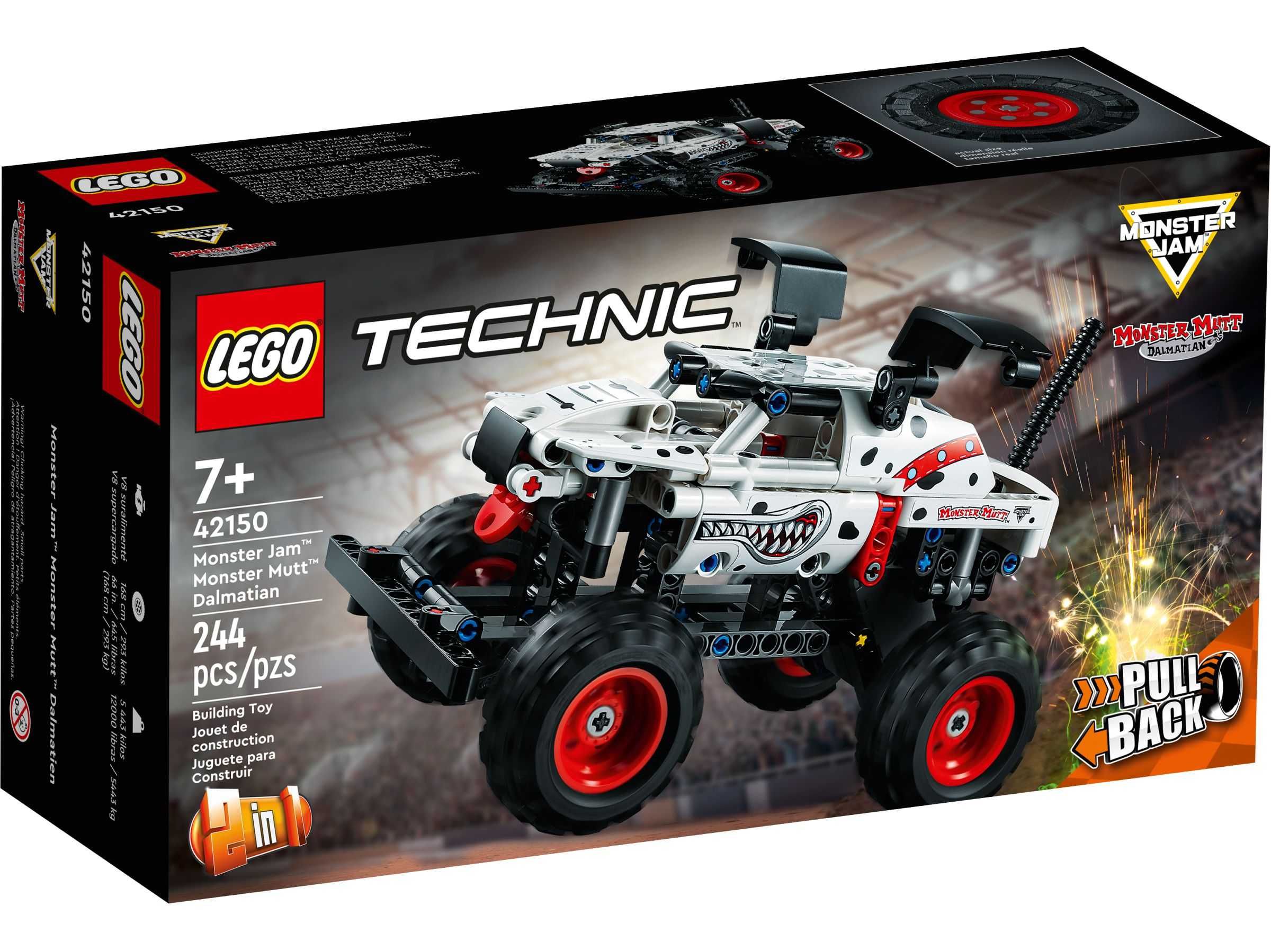 4szt Lego Technic Monster jam