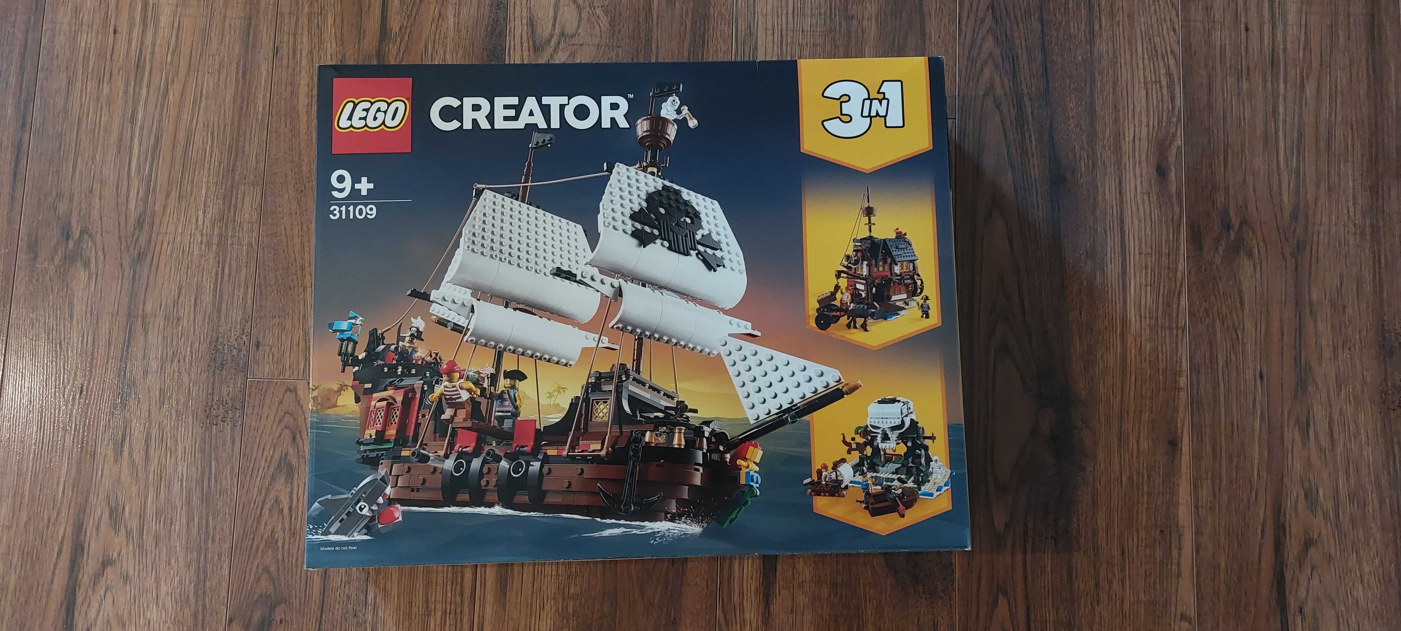 Nowe Klocki LEGO Creator 3w1 Statek Piracki nr 31109