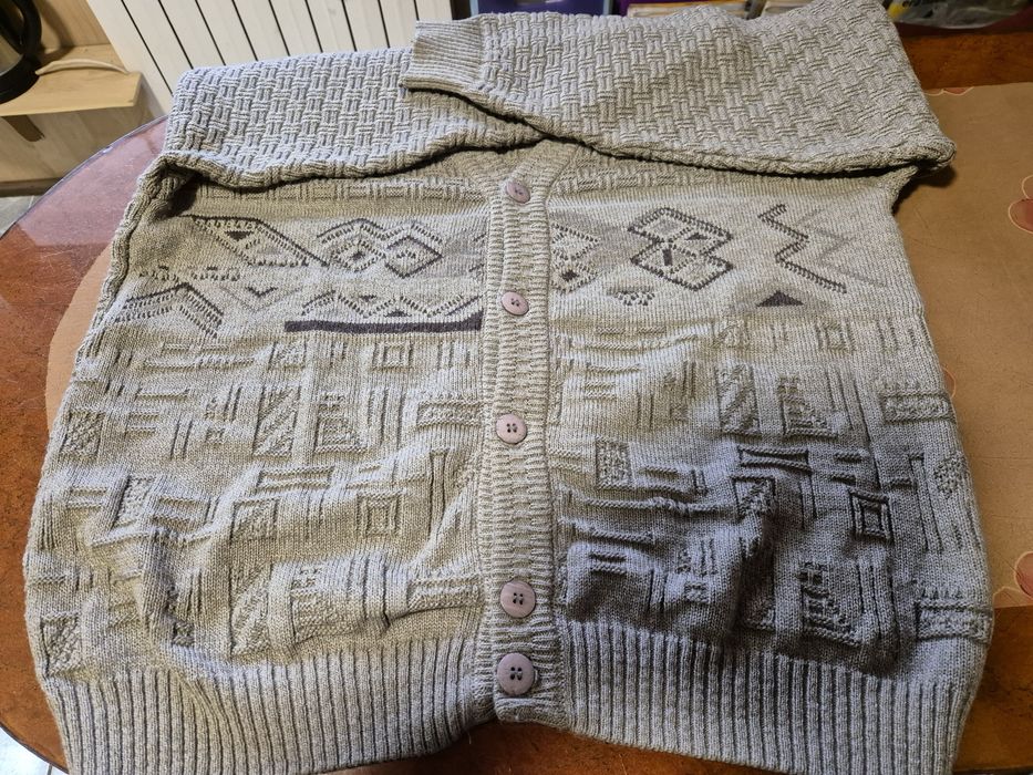 Męski rozpinany blezer/sweter  rozm. XS