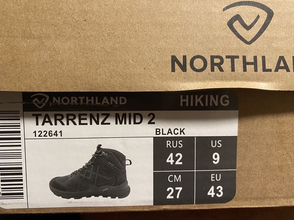 Продам нові черевики Northland Tarrenz Mid 2 42р.