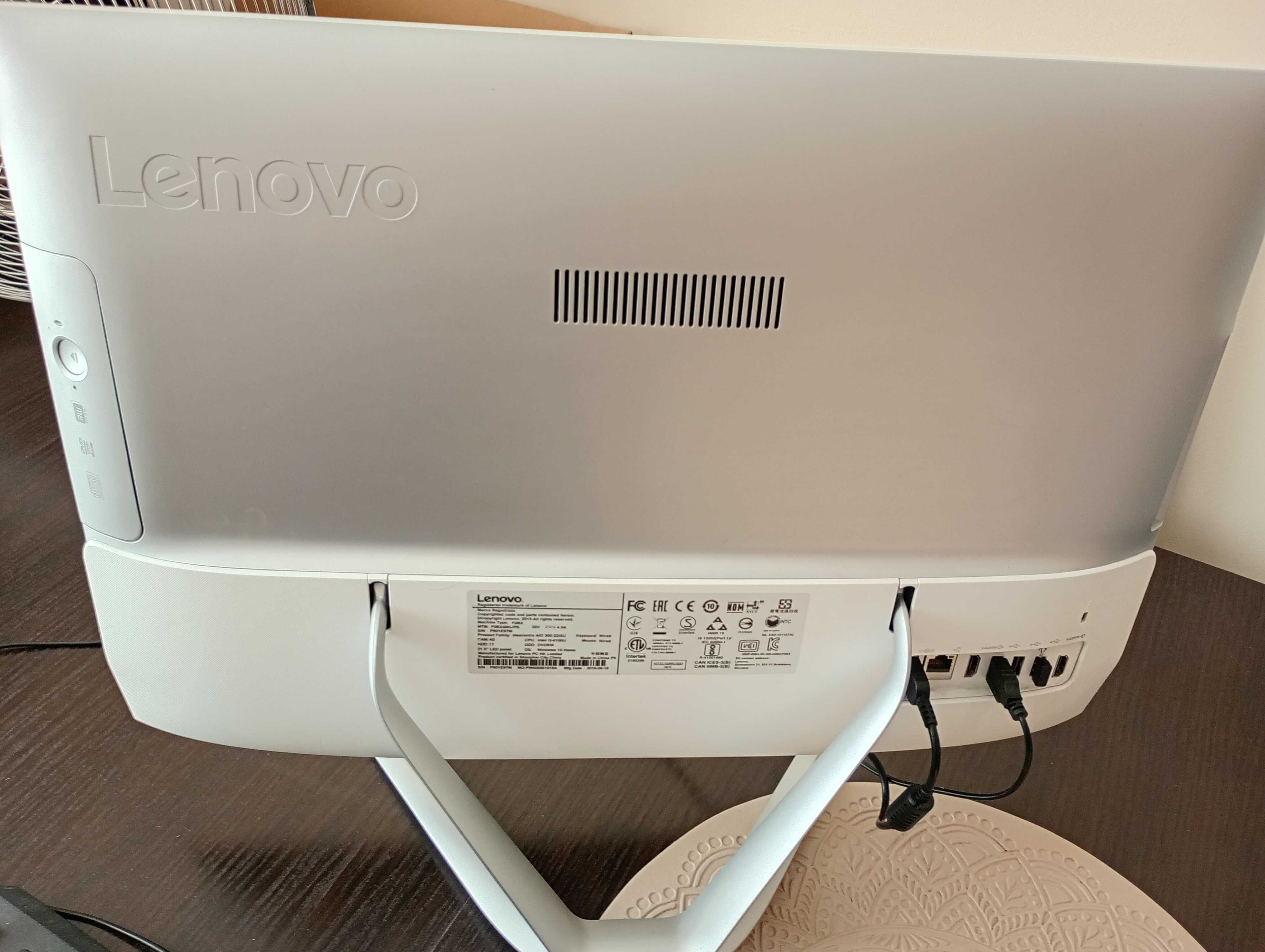 Lenovo Ideacentre 22'' AIO 300-22 i3-6100U/8GB/1TB SSHD/Win10