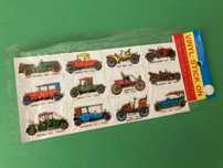 Folha com Autocolantes Almofadados Puffy Stickers Anos 80 Japão