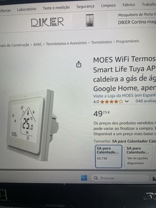 Termostato WI-FI para casa
