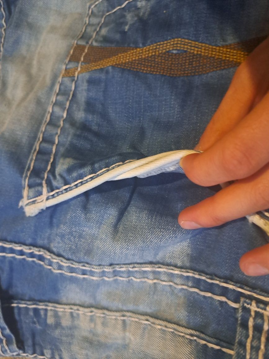Spodnie smog denim niski stan