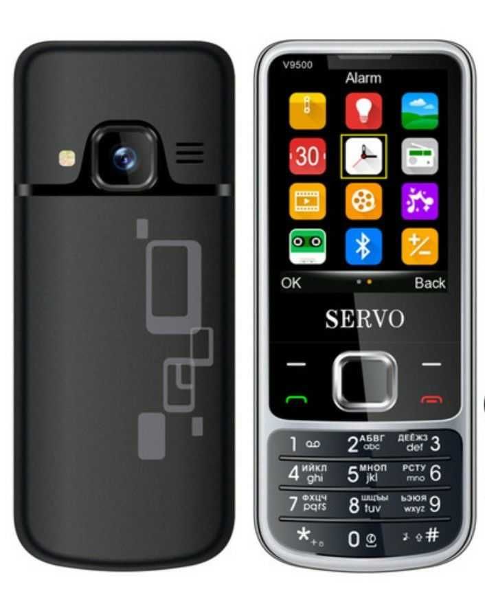 4Sim кнопочный мобильный телефон, 4 сим карты Servo.