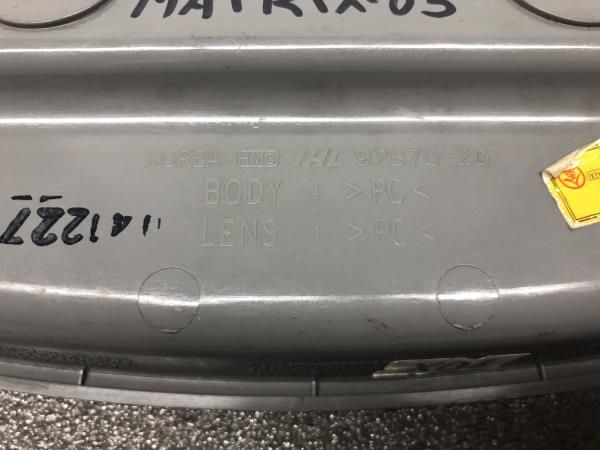 Plafonier frente HYUNDAI Matrix (FC)