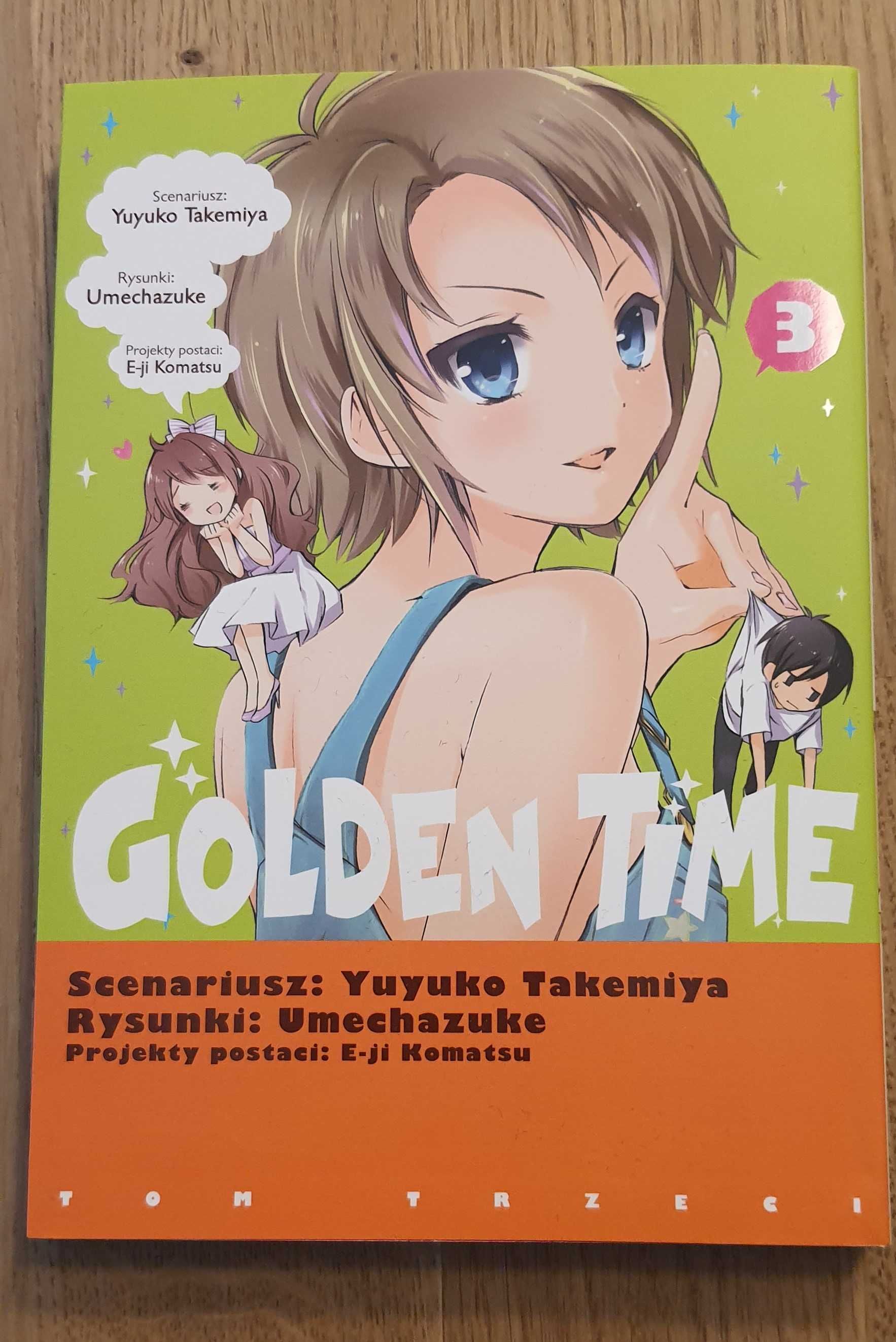 Komiks Manga GOLDEN TIME tomy 1-3 (cena za 3 tomy)