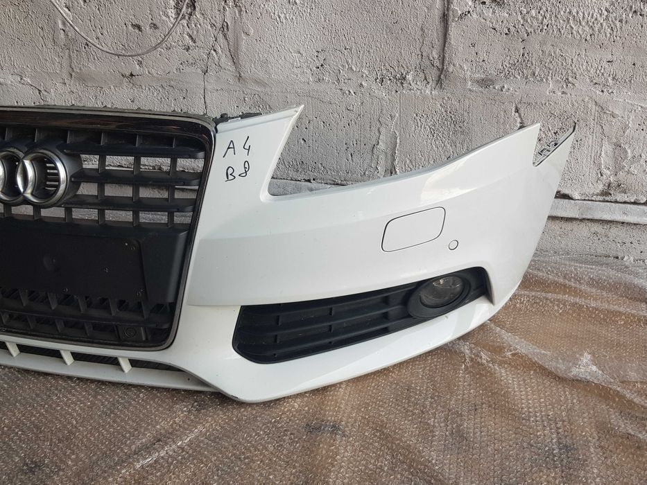 AUDI A4 B8 S-LINE  Zderzak Przedni Spryskiwacze Kompletny 4 PDC