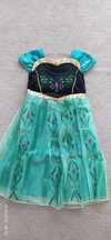 Frozen, kraina lodu, Ania i Elsa, kostium Anny, sukienka Anny