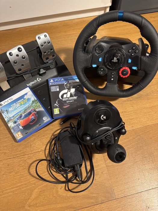 Logitech G29 + Shifter + Jogos