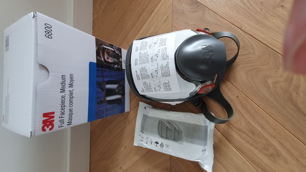 Maska pełnotwarzowa 3M + filtry 6059 ABEK1 + gratisy