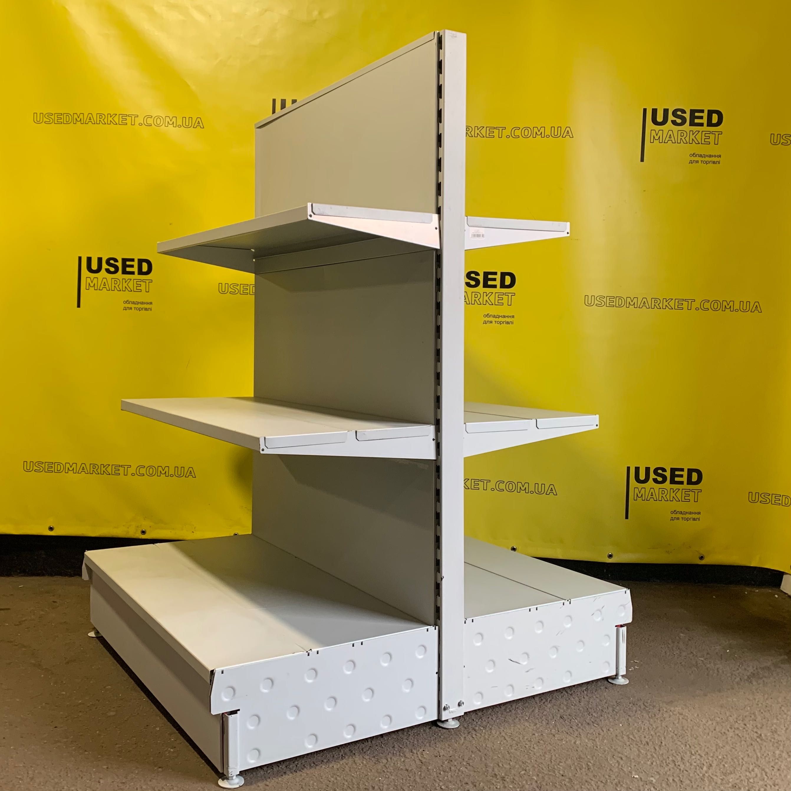 Металеві полиці і торгові стелажі б/у, комплект для магазину, доставка
