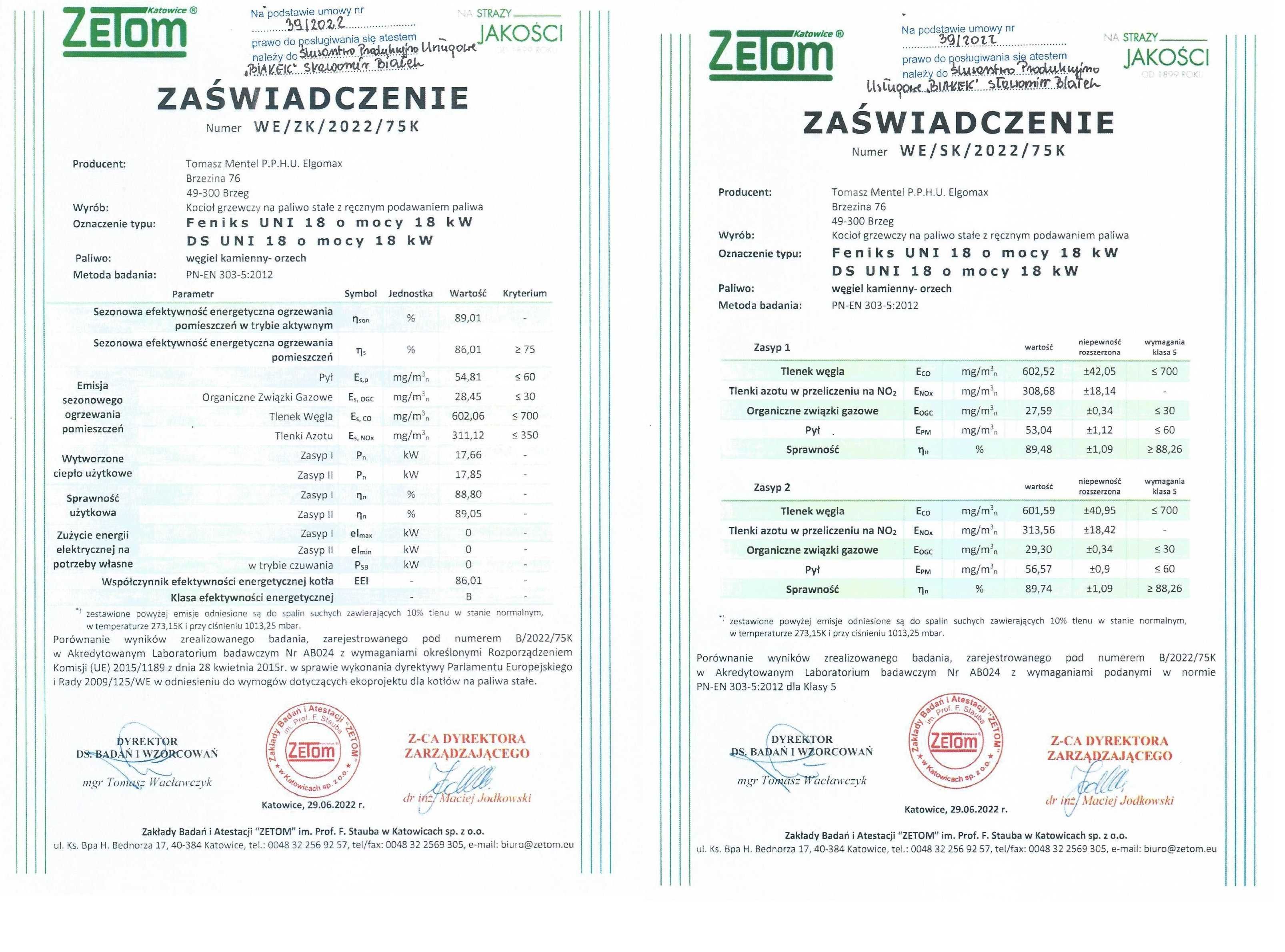 Kocioł Piec Zasypowy na węgiel 18KW 5 KLASA EKO