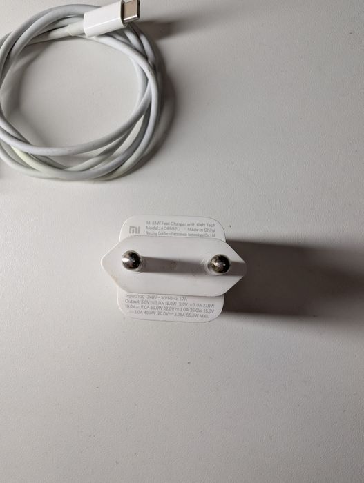 Xiaomi зарядка 65w