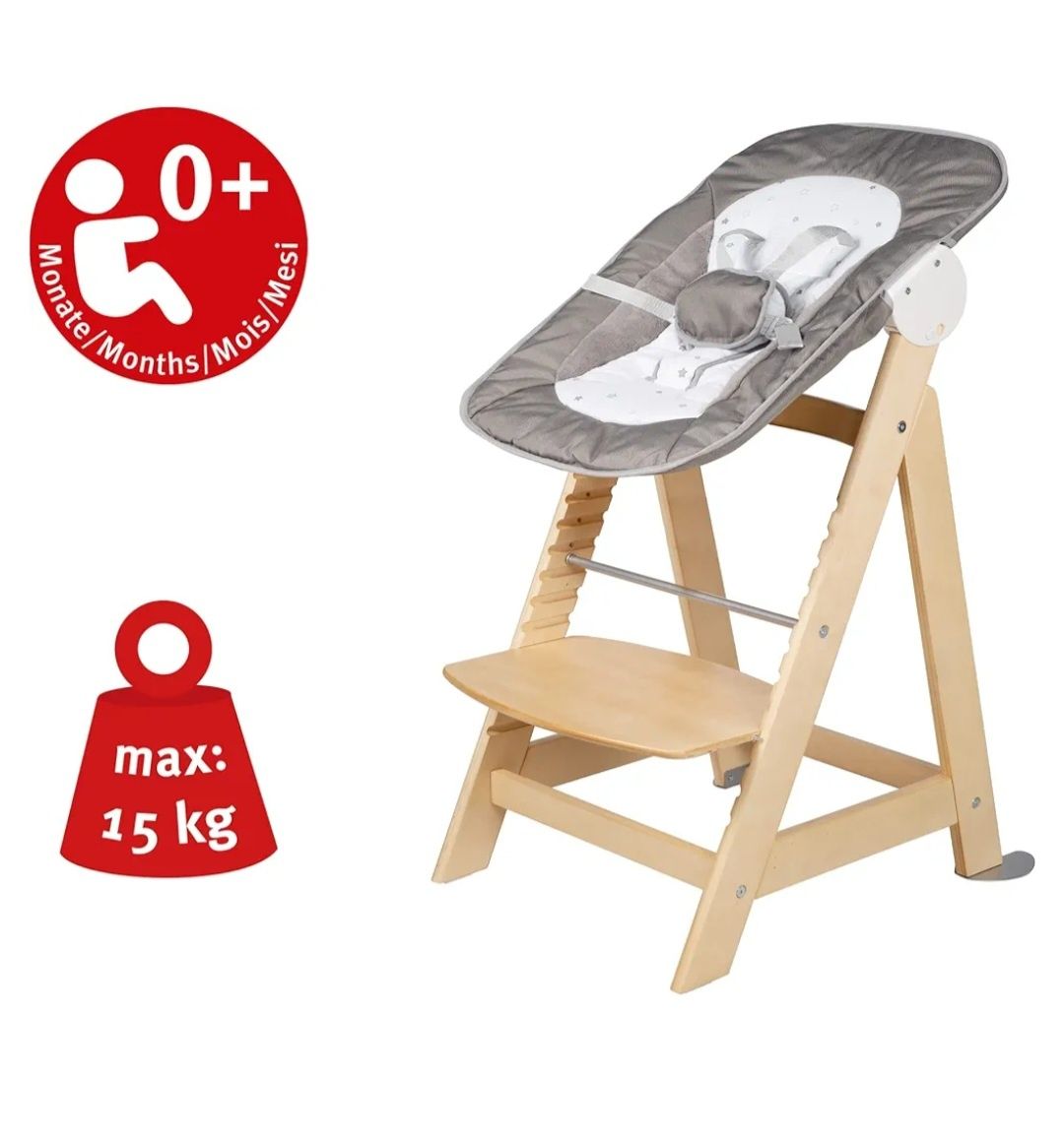 Roba 75063NA Krzesełko Dziecęce drewniane Do 50 kg