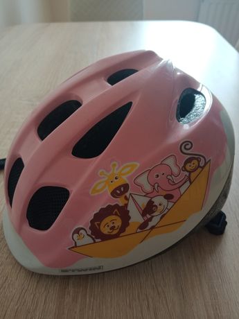 Kask dziewczęcy btwin 46-53